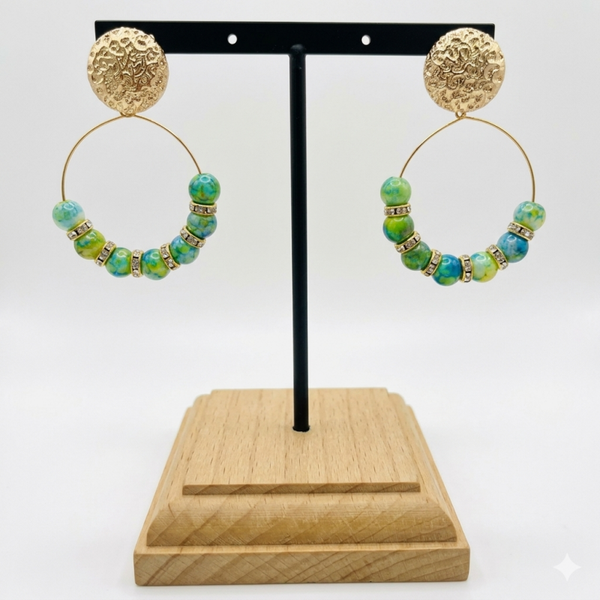 Boucles d’oreilles – Pierres naturelles