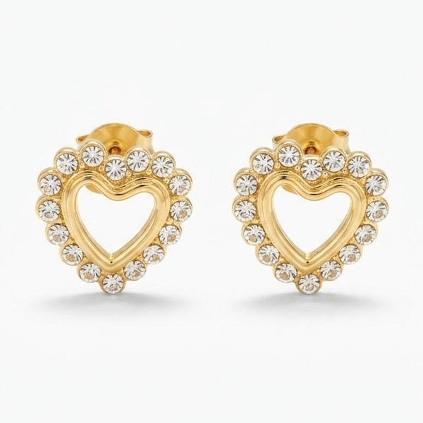 Boucles d’oreilles Cérémonie – Strass & Perles