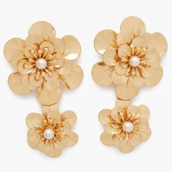 Boucles d’oreilles Cérémonie – Strass & Perles