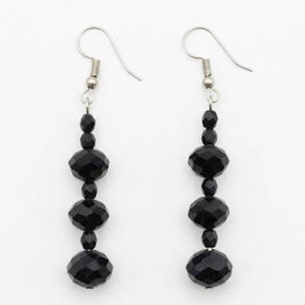 Boucles d’oreilles Cérémonie – Strass & Perles
