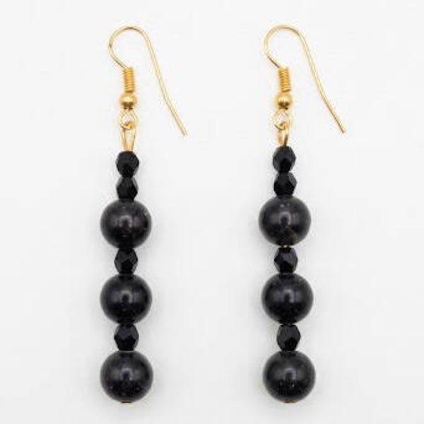 Boucles d’oreilles Cérémonie – Strass & Perles