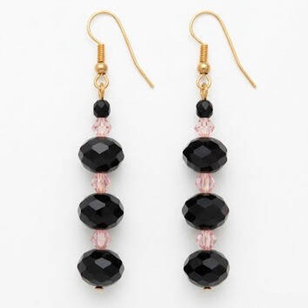Boucles d’oreilles Cérémonie – Strass & Perles