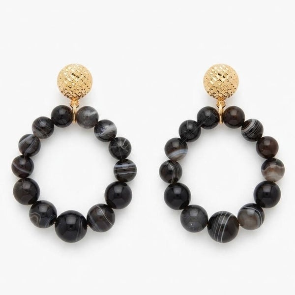 Boucles d’oreilles Cérémonie – Strass & Perles
