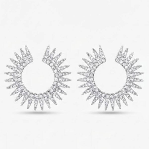 Boucles d’oreilles Cérémonie – Strass & Perles
