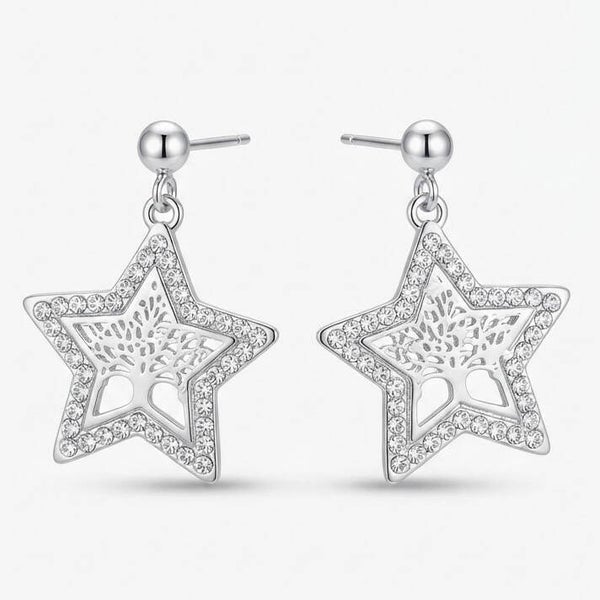 Boucles d’oreilles Cérémonie – Strass & Perles