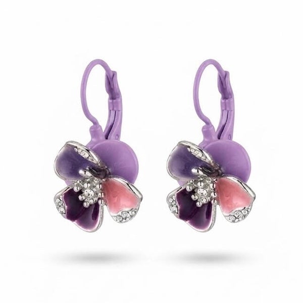 Boucles d’oreilles Cérémonie – Strass & Perles