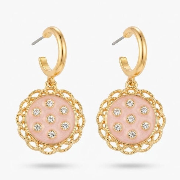 Boucles d’oreilles Cérémonie – Strass & Perles