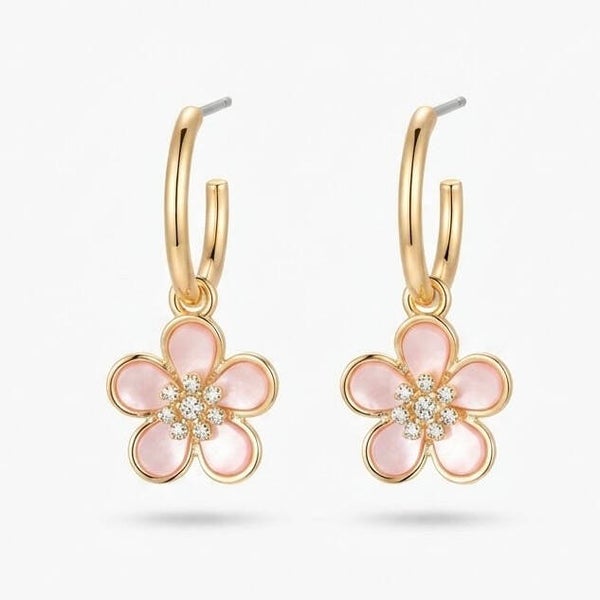 Boucles d’oreilles Cérémonie – Strass & Perles