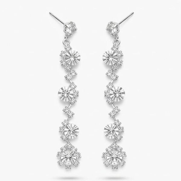 Boucles d’oreilles Cérémonie – Strass & Perles