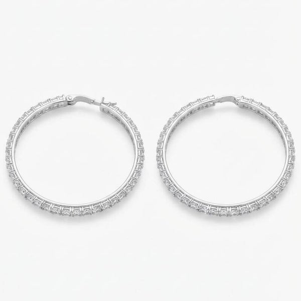 Boucles d’oreilles Cérémonie – Strass & Perles