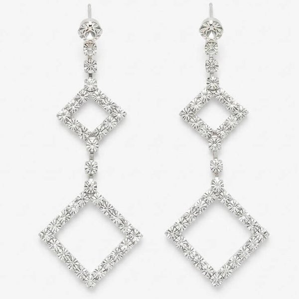 Boucles d’oreilles Cérémonie – Strass & Perles