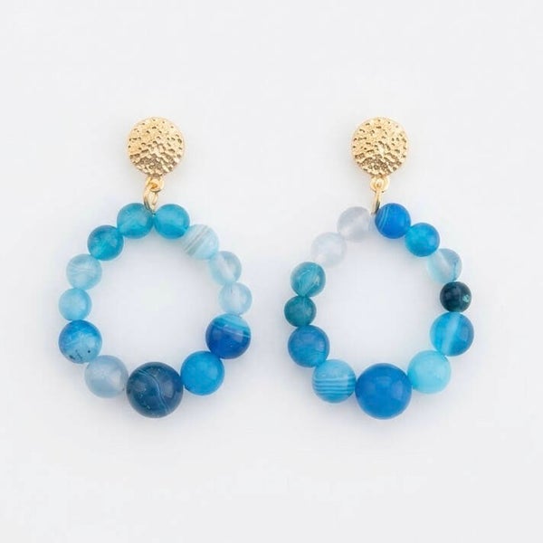 Boucles d’oreilles Cérémonie – Strass & Perles