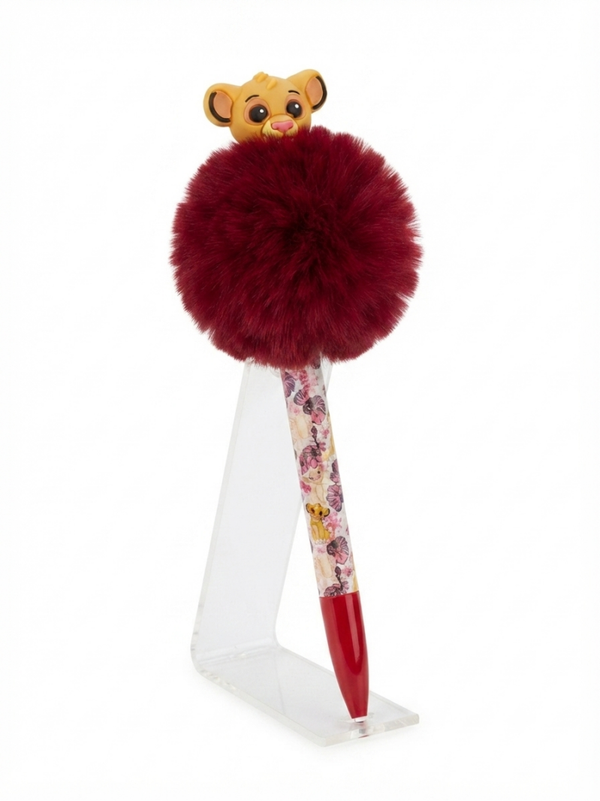 Stylo disney avec pompon