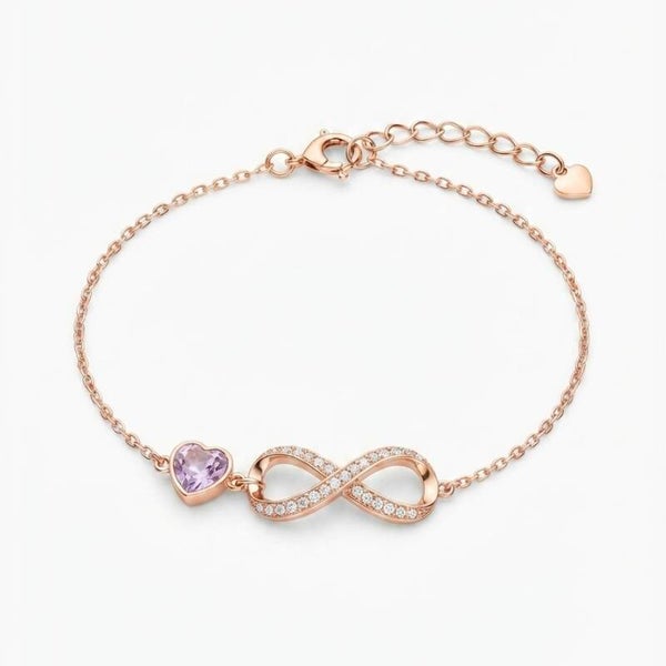Bracelet en acier inoxydable – Motifs élégants & strass scintillants