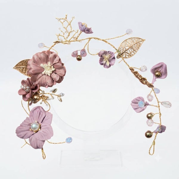 Couronne de bijoux pour cheveux cérémonie