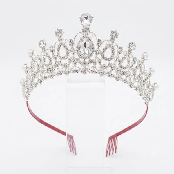 Couronne soirée cérémonie en strass élégance et raffinement