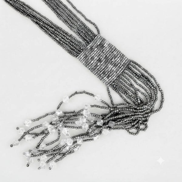 Collier Cérémonie – Strass & Perles