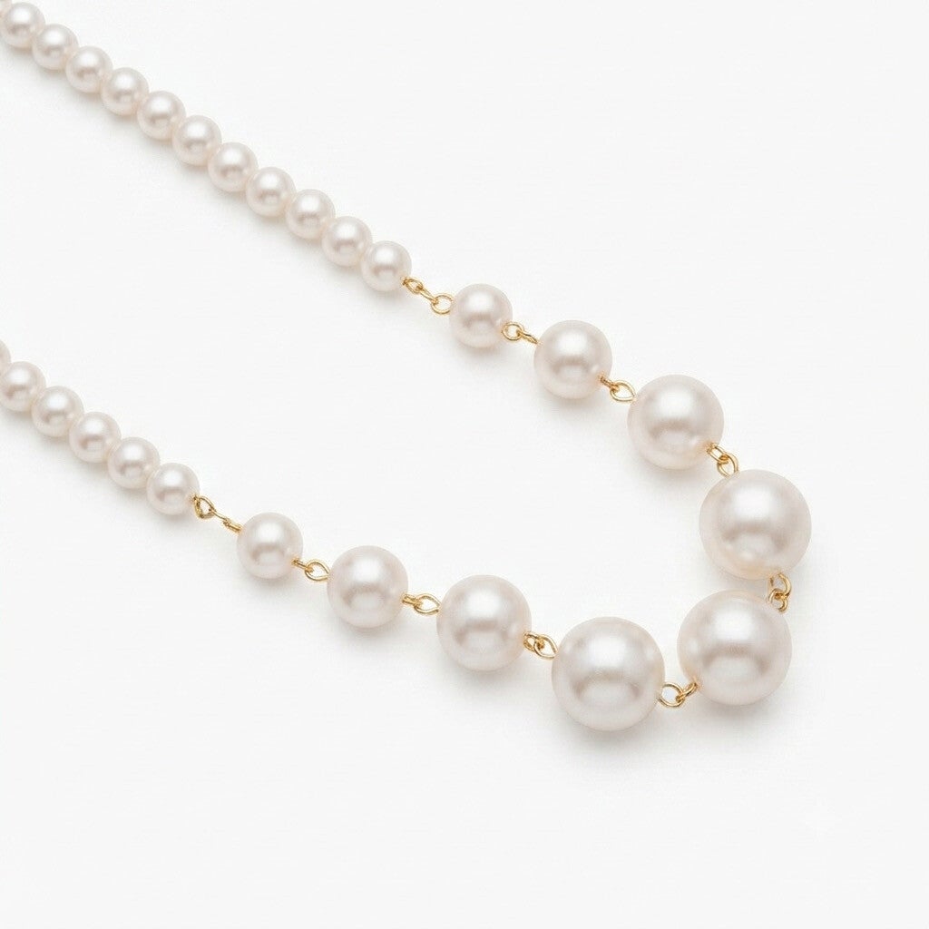 Collier Cérémonie – Strass & Perles