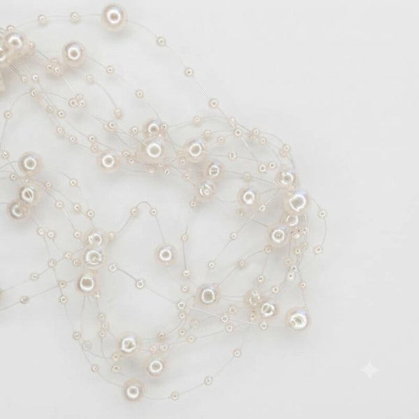 Collier Cérémonie – Strass & Perles
