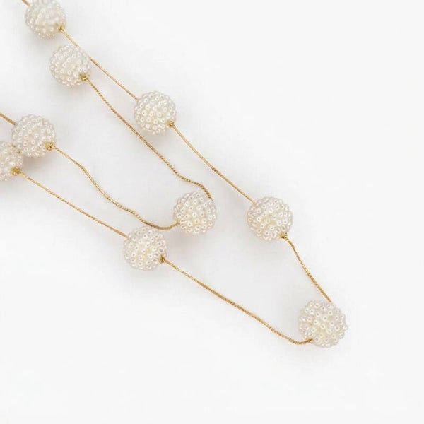 Collier Cérémonie – Strass & Perles