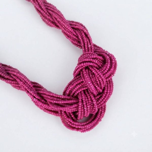 Collier Cérémonie – Strass & Perles