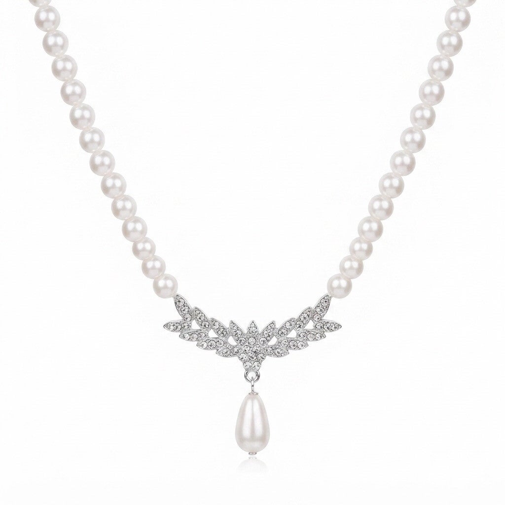 Collier Cérémonie – Strass & Perles