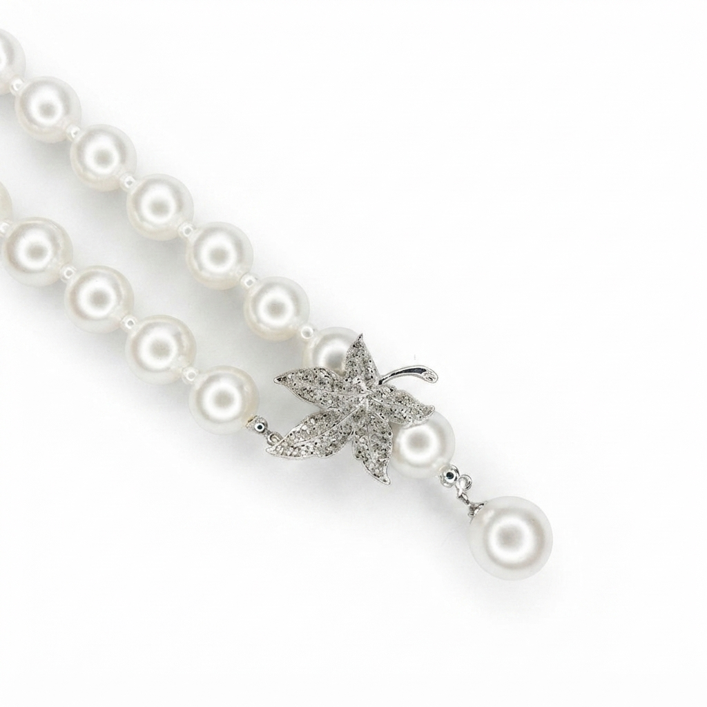 Collier Cérémonie – Strass & Perles