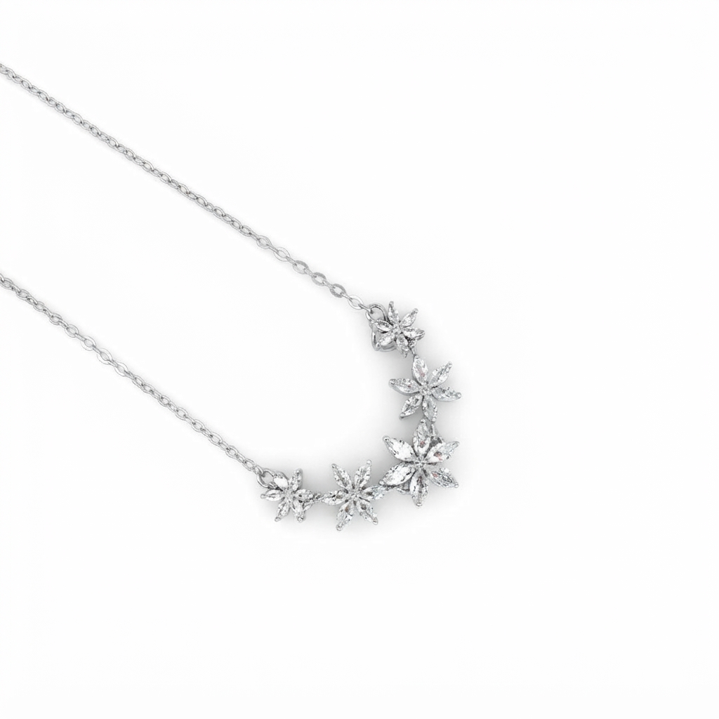 Collier Cérémonie – Strass & Perles