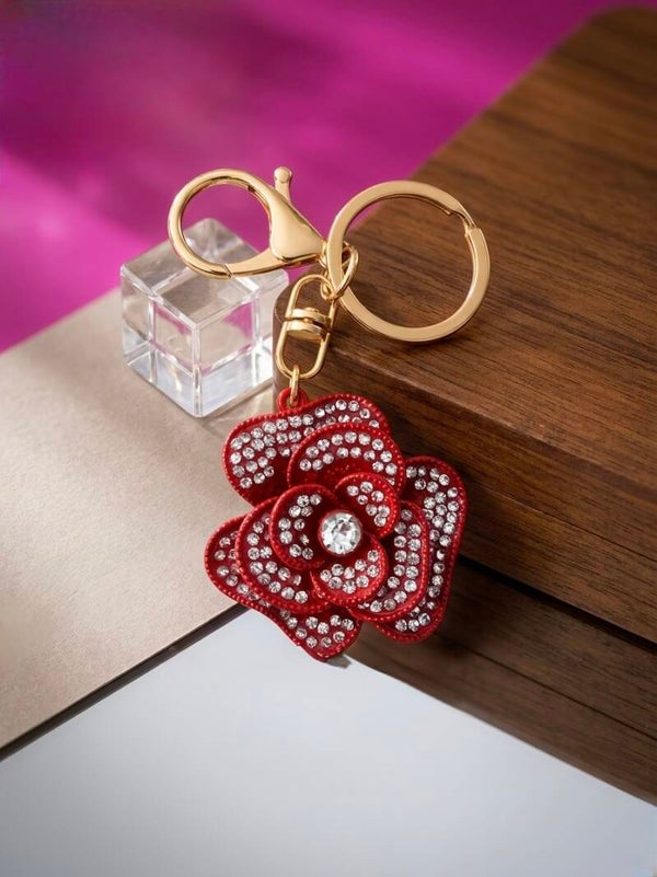 Porte-clefs fantaisie en acier inoxydable