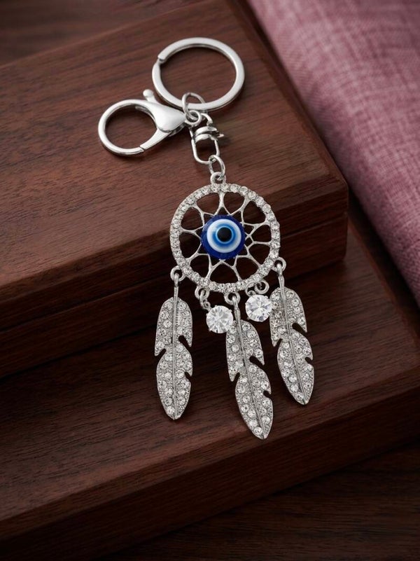 Porte-clefs fantaisie en acier inoxydable