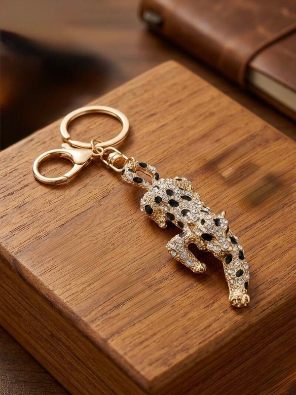 Porte-clefs fantaisie en acier inoxydable