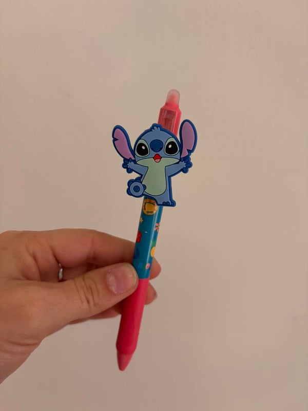 Stylo disney écriture bleu effaçable