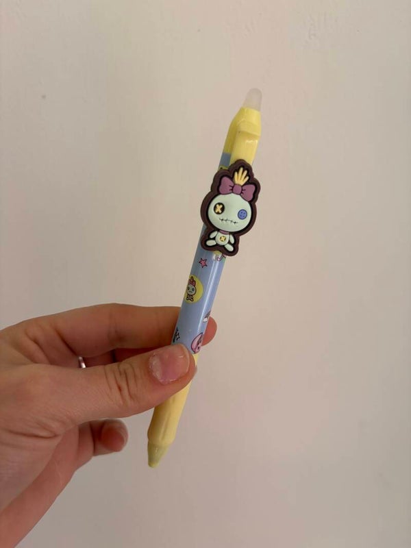 Stylo disney écriture bleu effaçable