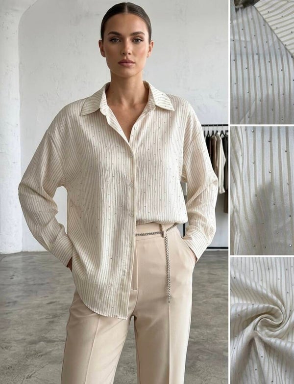Chemise à strass