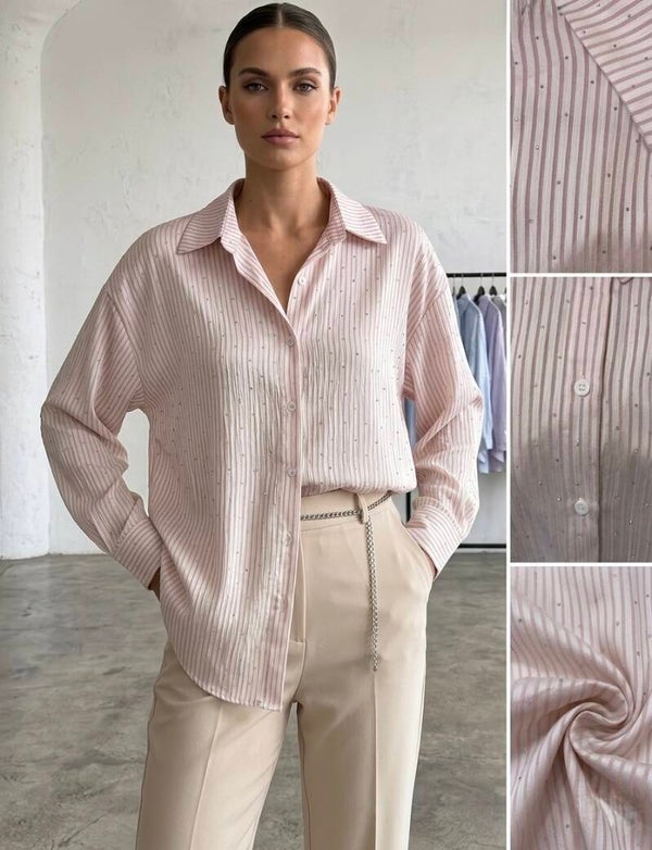 Chemise à strass