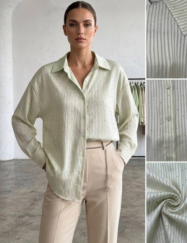 Chemise à strass