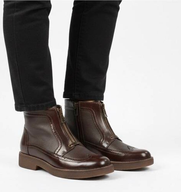 Bottines Anna marron avec fermeture