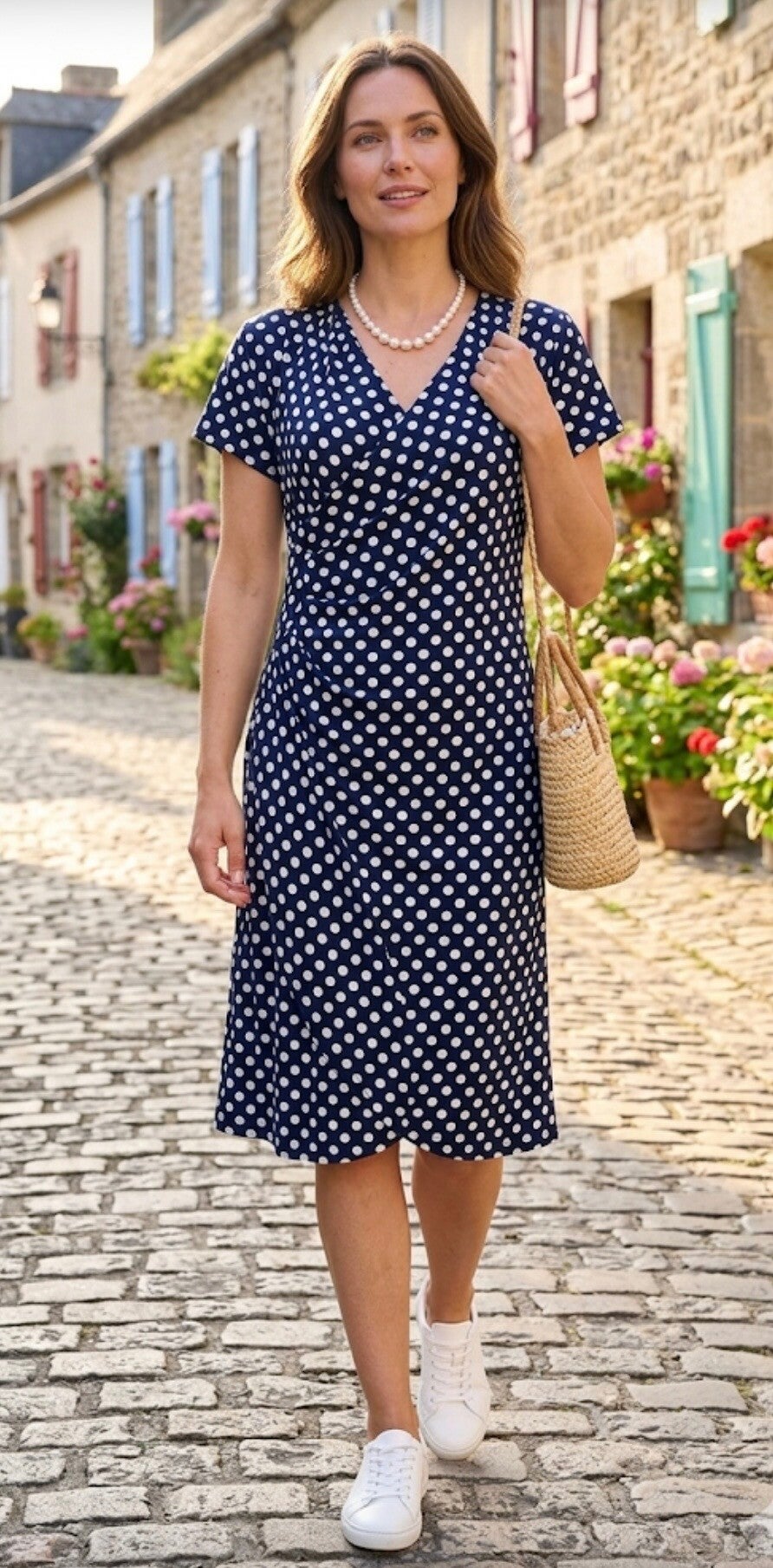 Robe Courte à Motifs – Un Style Intemporel
