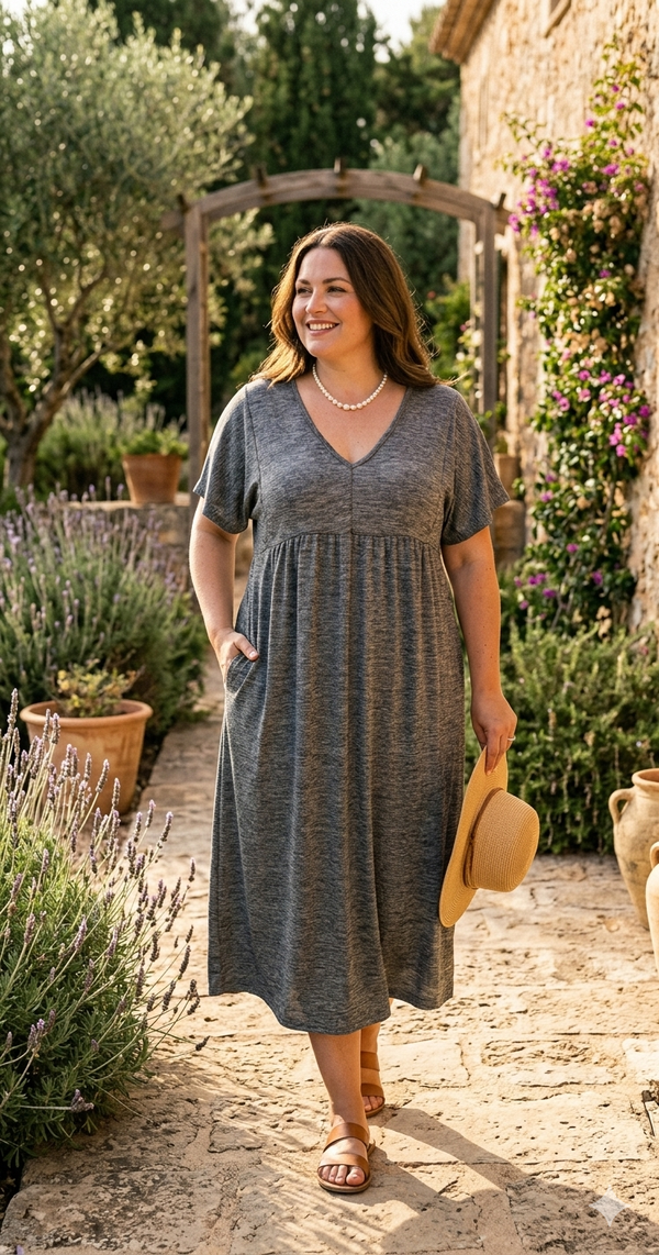 Robe Longue à Motifs – Élégance et Raffinement