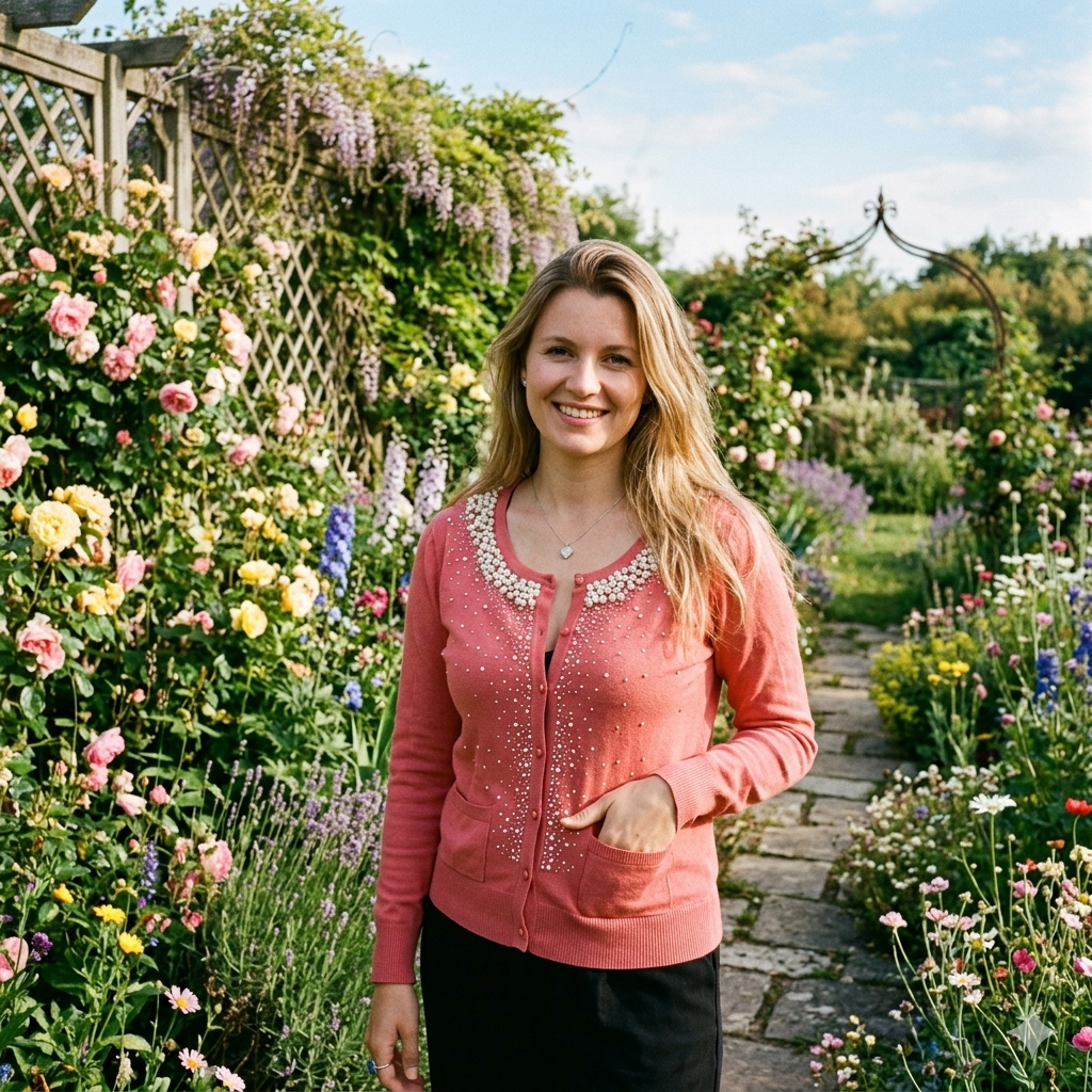 Gilet doux perlé – Élégance et confort