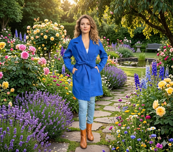 Manteau mi-long ceinturé – Élégance de mi-saison