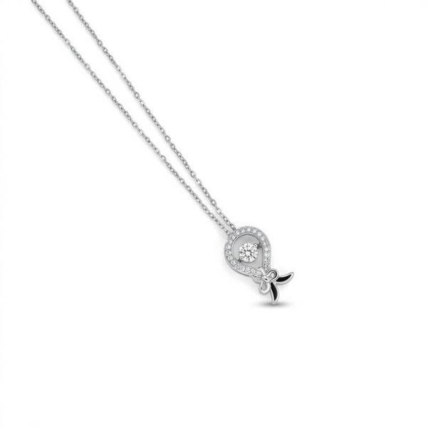 Collier en acier inoxydable – argenté
