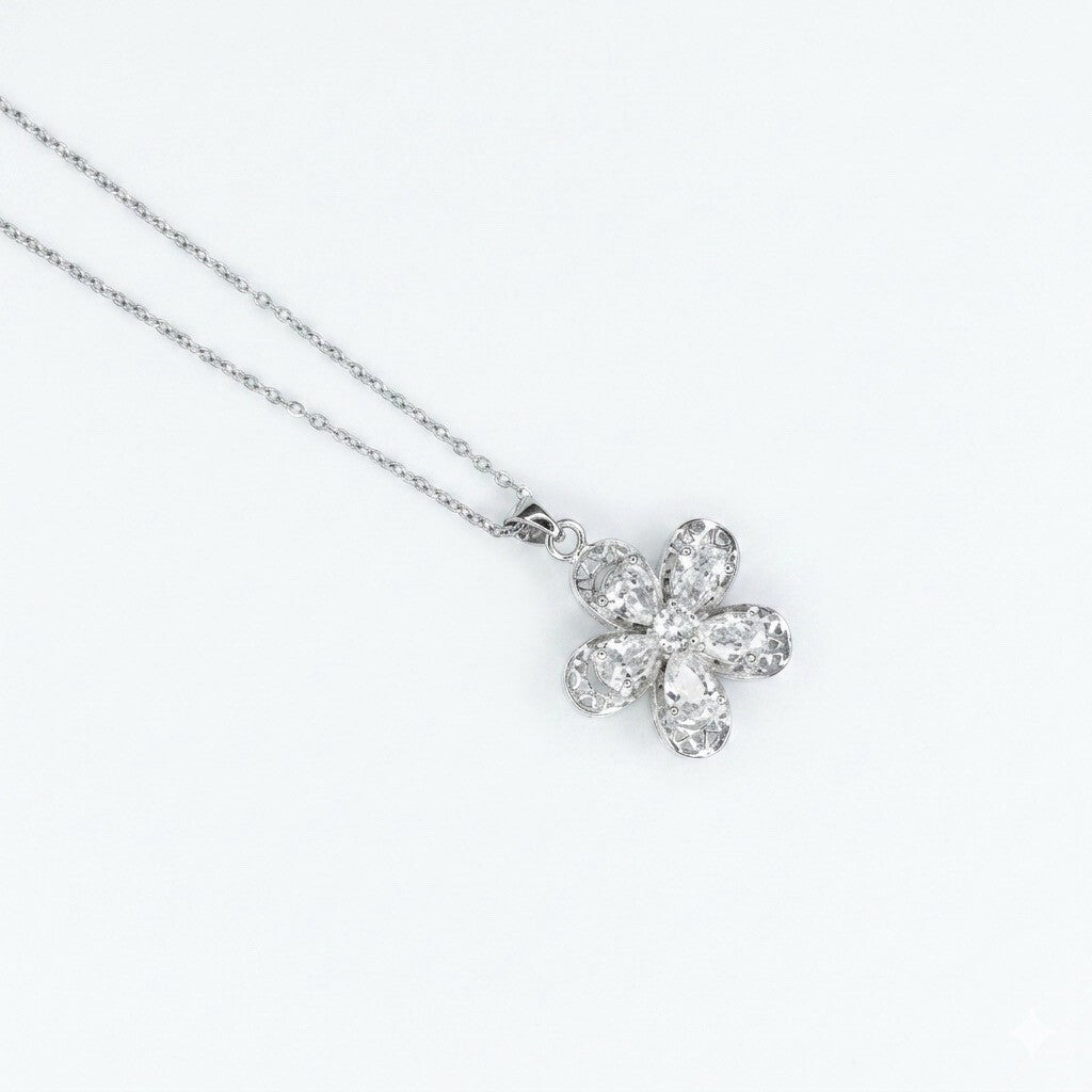 Collier en acier inoxydable – argenté