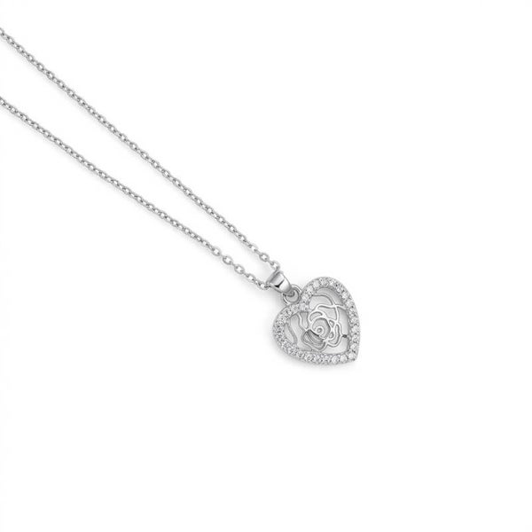 Collier en acier inoxydable – argenté