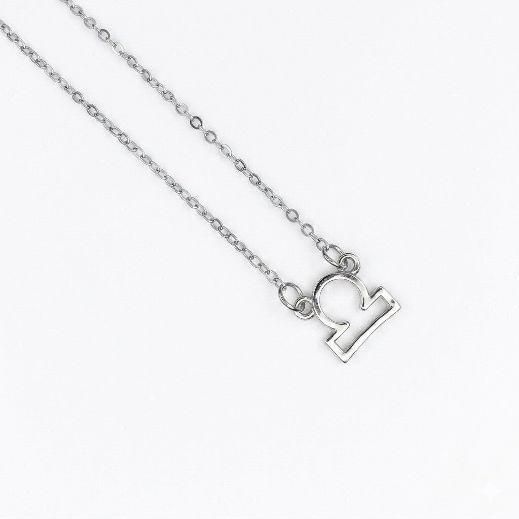 Collier en acier inoxydable – argenté
