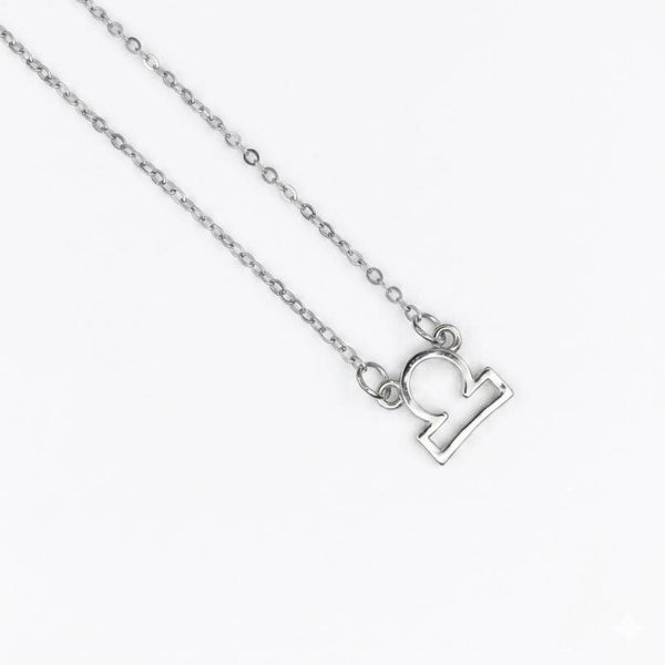 Collier en acier inoxydable – argenté