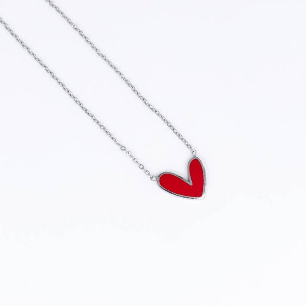 Collier en acier inoxydable – argenté