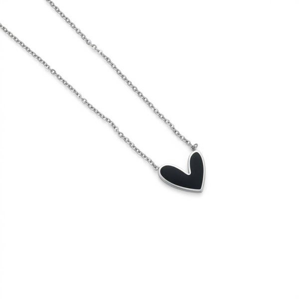 Collier en acier inoxydable – argenté