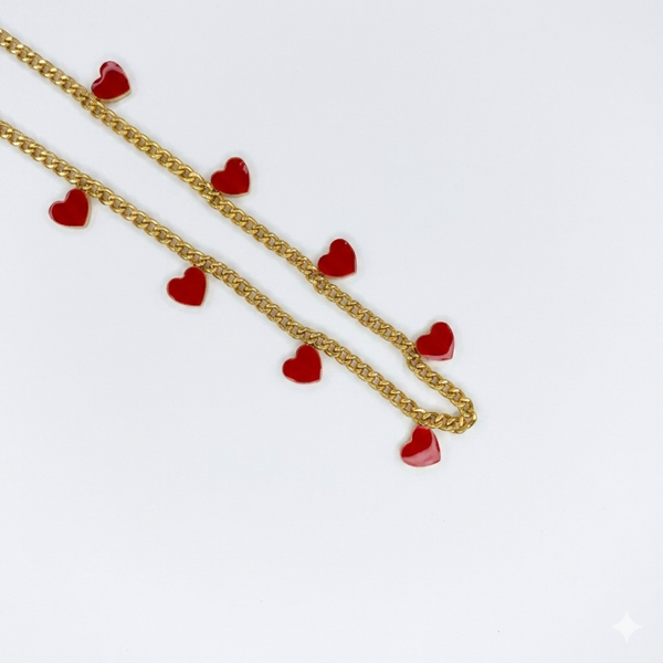 Collier en acier inoxydable – doré
