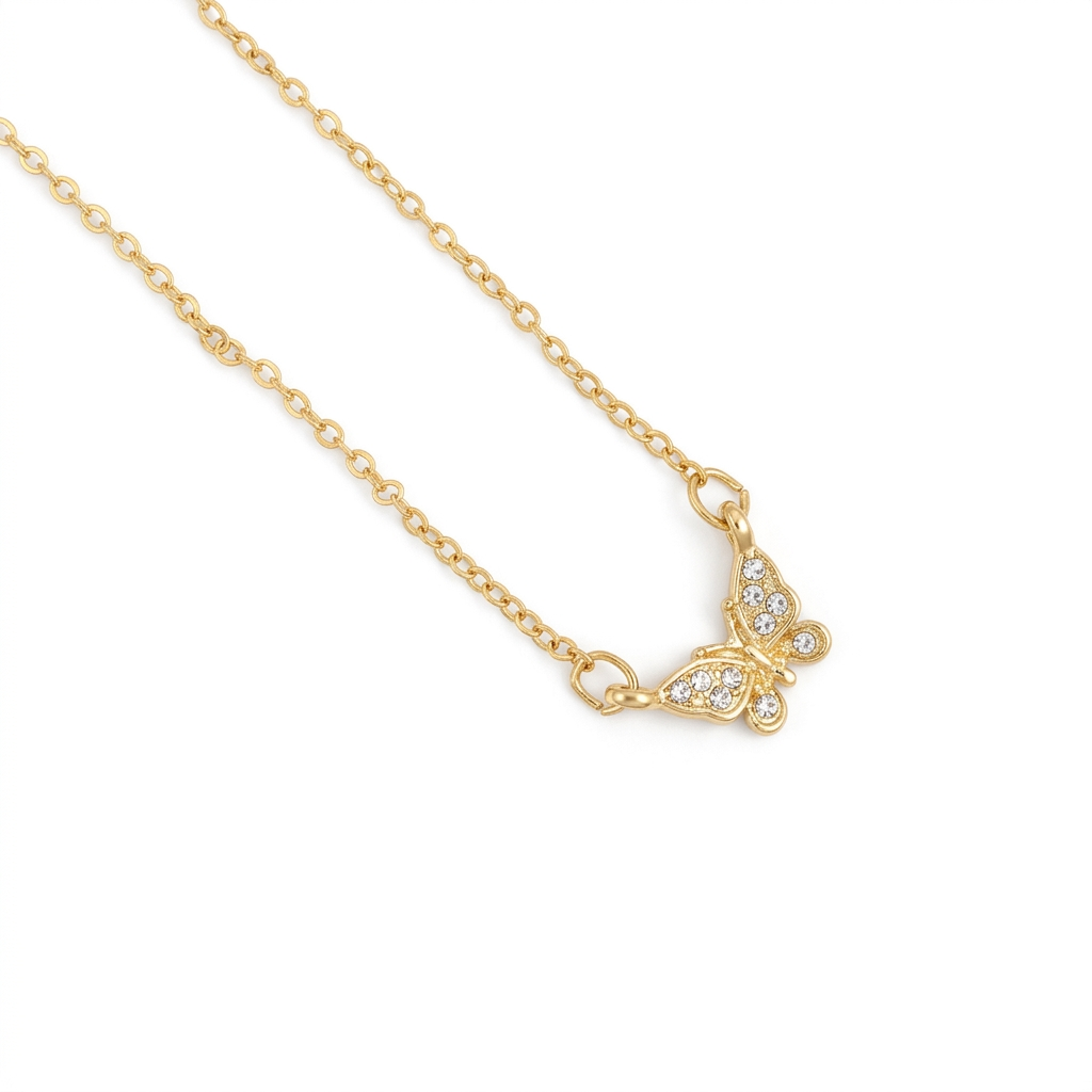 Collier en acier inoxydable – doré